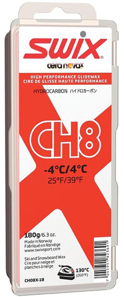 Парафин Swix CH8X Red -4°C/4°C 180g (1052-CH08X-18)