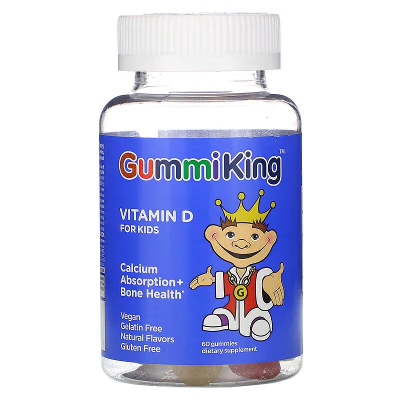 Витамин Д Gummi King Vitamin D for Kids 600 IU 60 Gummies - фото 1