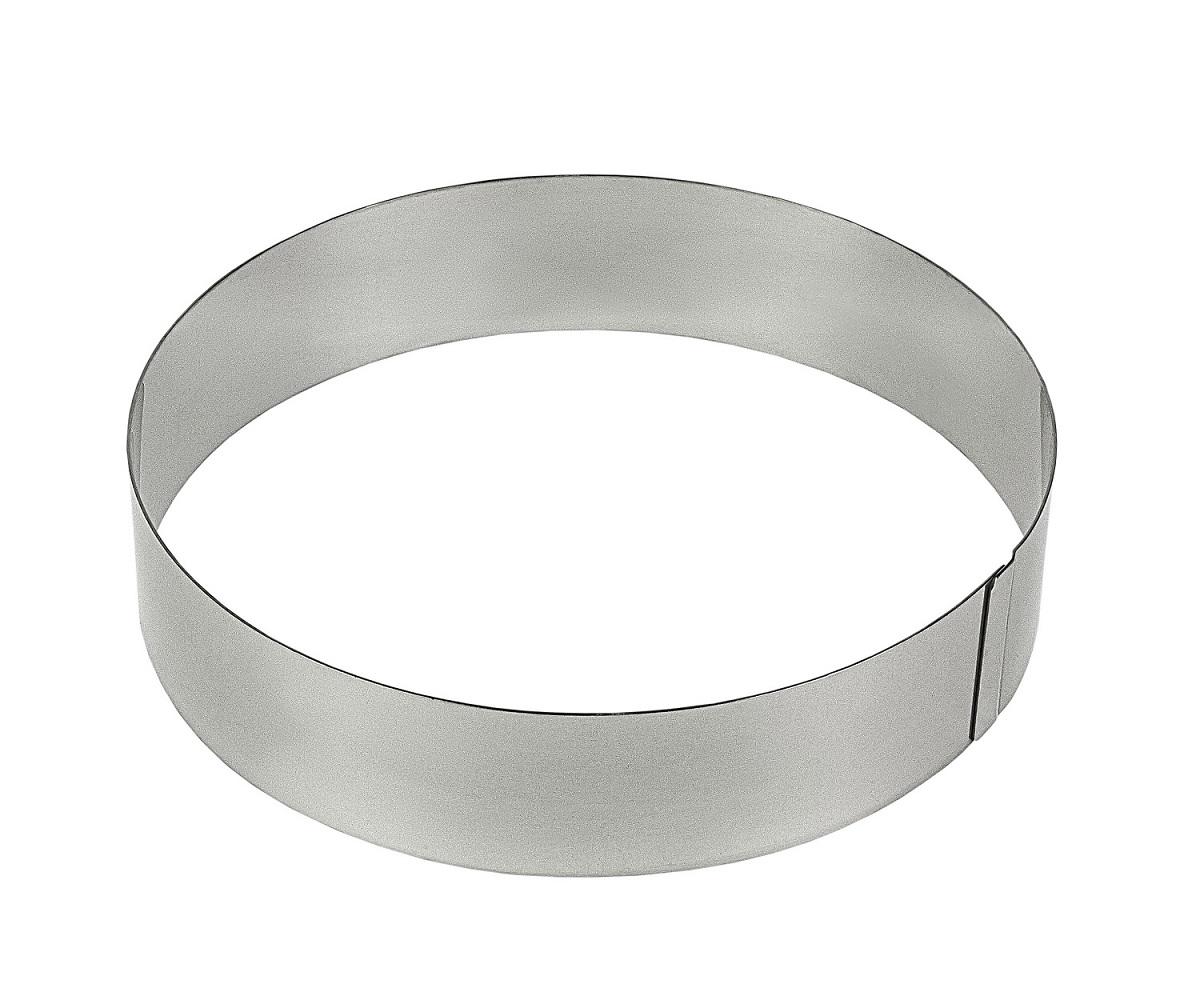 Форма круглая One Chef для выкладки из нержавеющей стали d 20 h 4,5 см