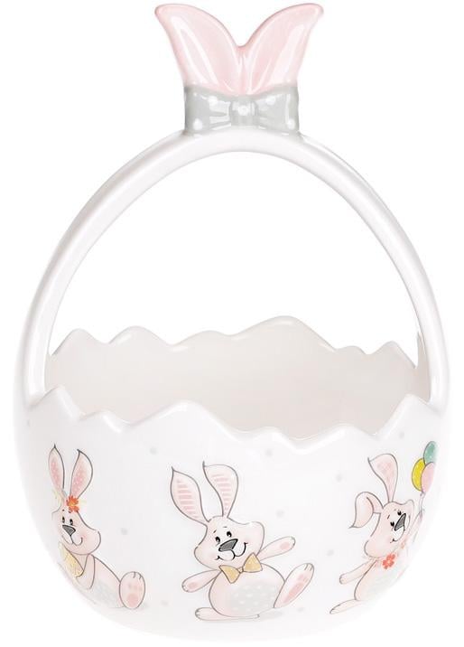 Конфетница керамическая Веселый кролик 12,3х12,3х17,5 см (BD-DM154-E)