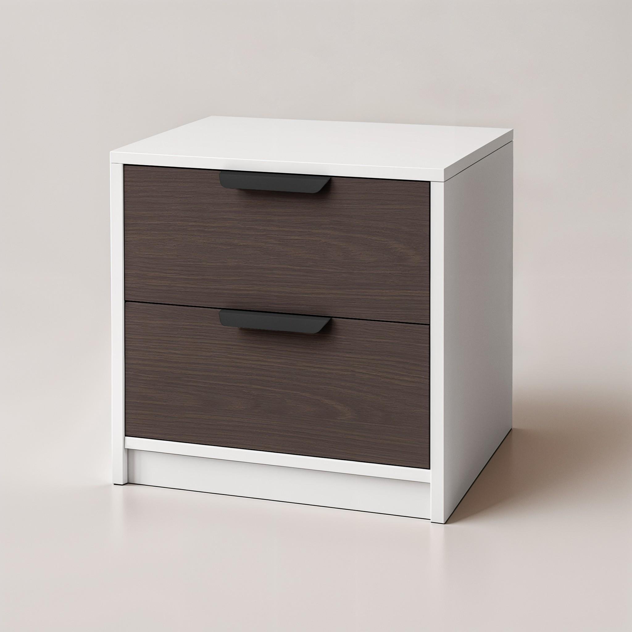 Тумба приліжкова FT-3 450х354х489 мм Білий/Венге Магія - фото 2 Тумба приліжкова FT-3 450х354х489 мм Білий/Венге Магія - фото 2