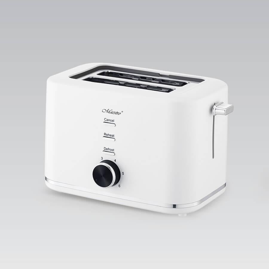 Тостер Maestro MR-703 с подогревом и размораживанием на 2 ломтика 750 Вт (33308243)