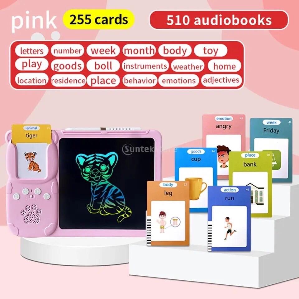 Планшет Paln Toys для вивчення английскої мови LCD дошка для малювання 255 карток - фото 2