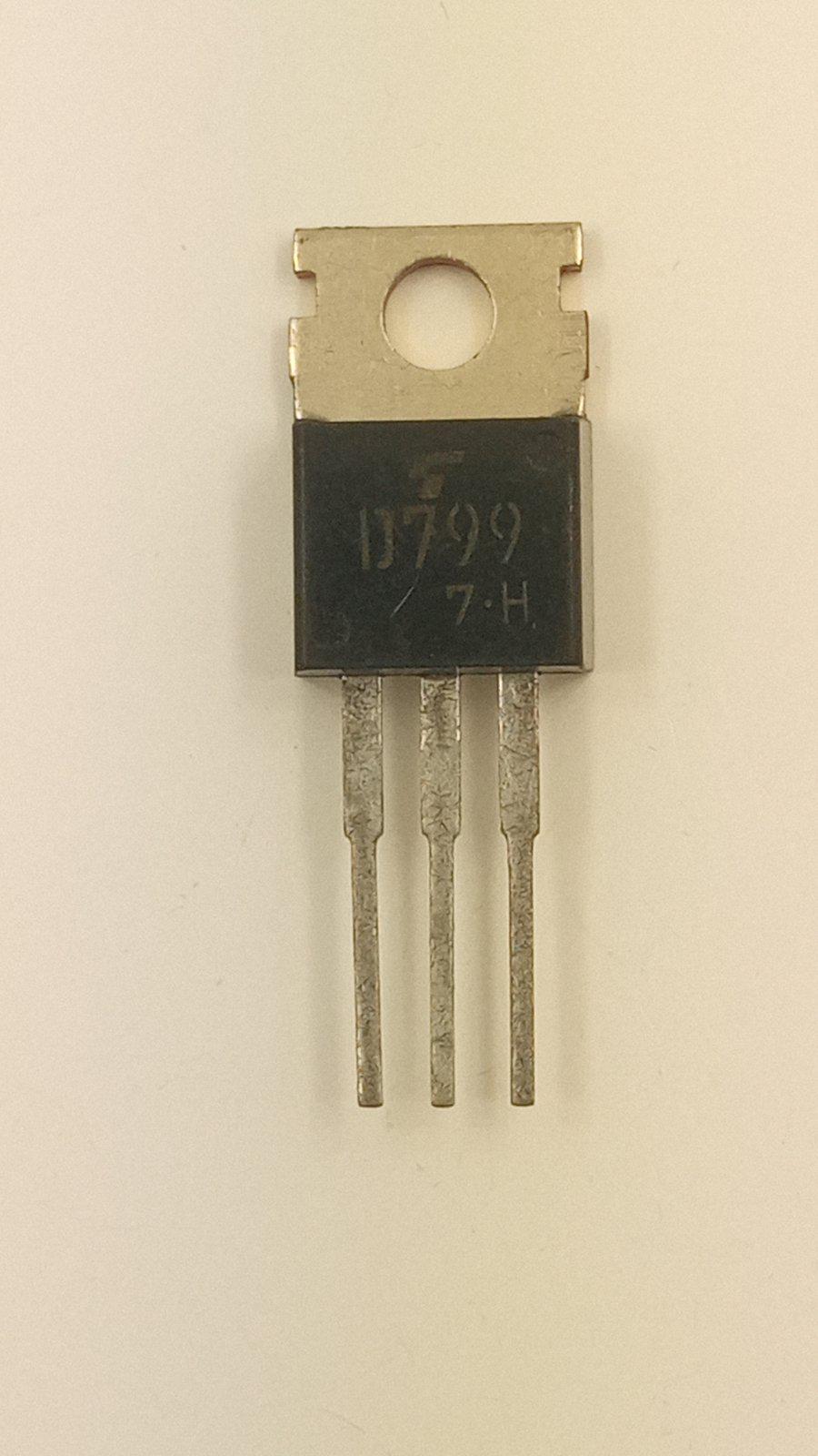 ᐉ Транзистор 2SD799 npn 400V 6A 30W TO-220 (23198)