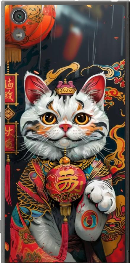 Чехол на Sony Xperia XA1 Ultra G3212 China Cat v2 (6135t-1237-42517) Чехол на Sony Xperia XA1 Ultra G3212 China Cat v2 (6135t-1237-42517)