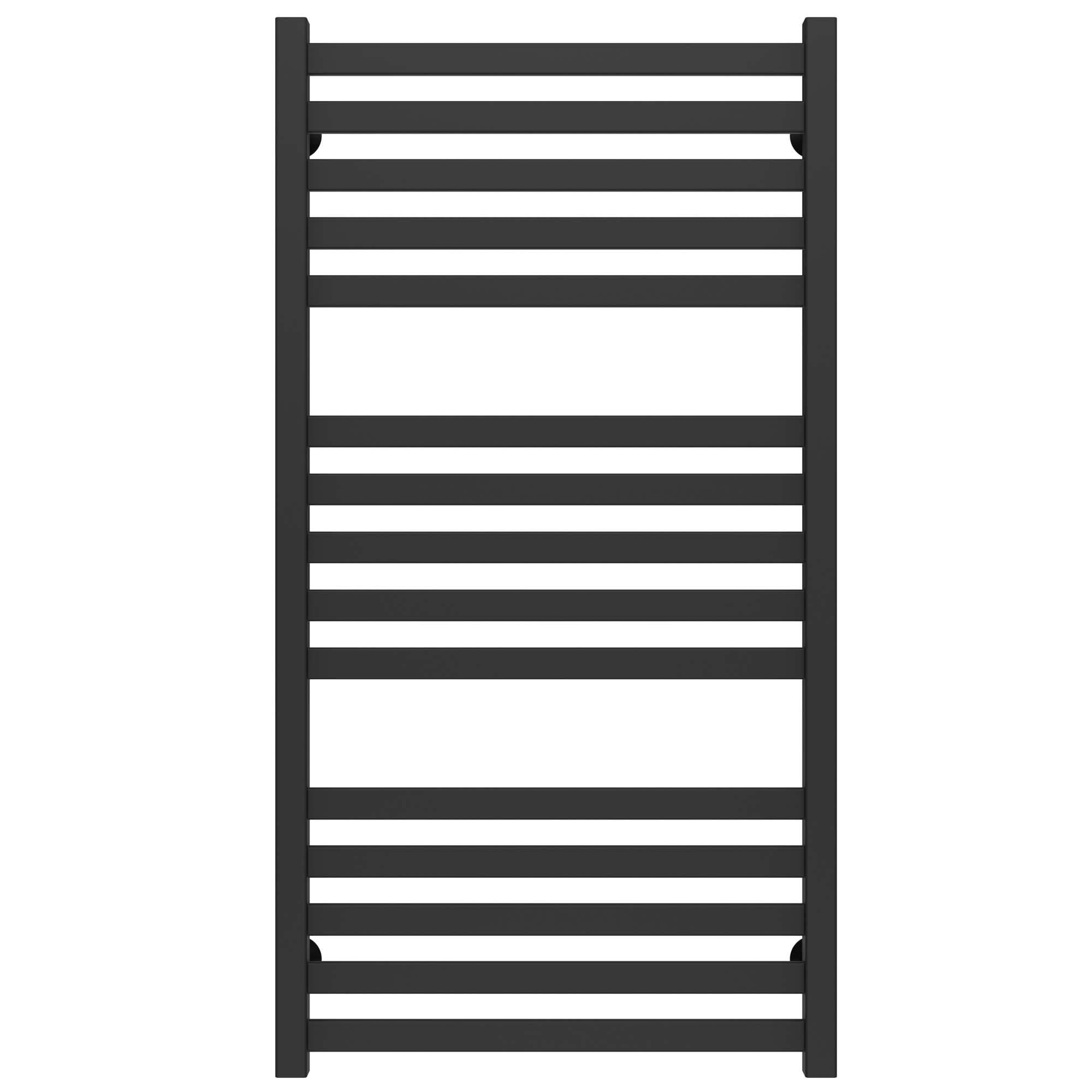 Полотенцесушитель водяной Deffi Magnus П15 боковое правое подключение нержавеющая сталь 600х1000 мм Черный (A.MA.100.60.15.B.C)