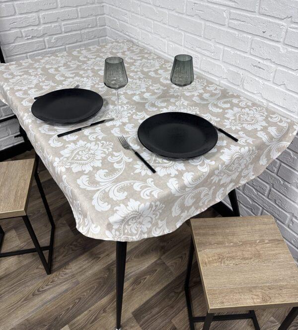 Скатерть водоотталкивающая Comfort Home Baroque с тефлоновым покрытием 140x180 см