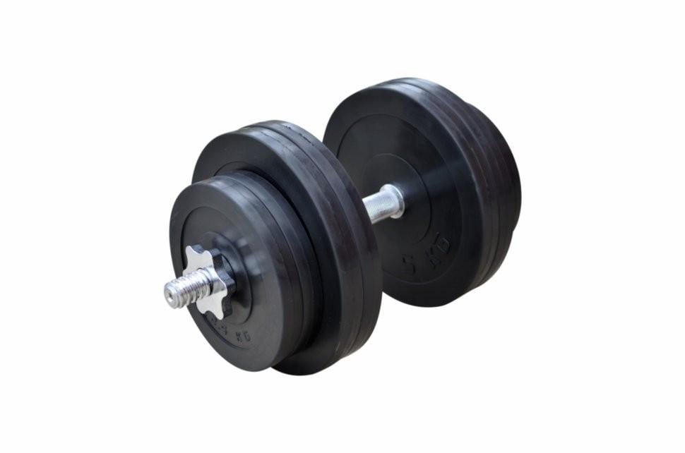 Гантель прорезиненная 26 кг (RN_OD26_2)