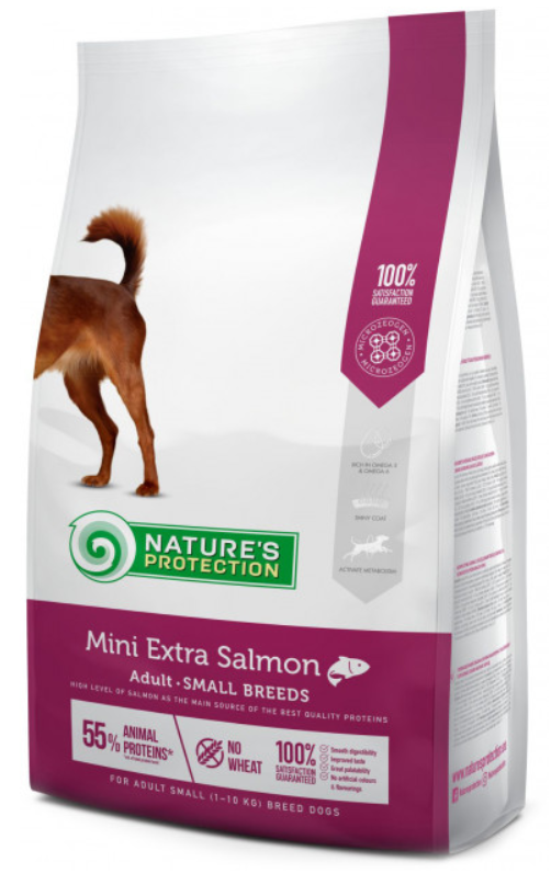 Корм для собак Nature's Protection Mini extra Salmon Small breeds 2 кг