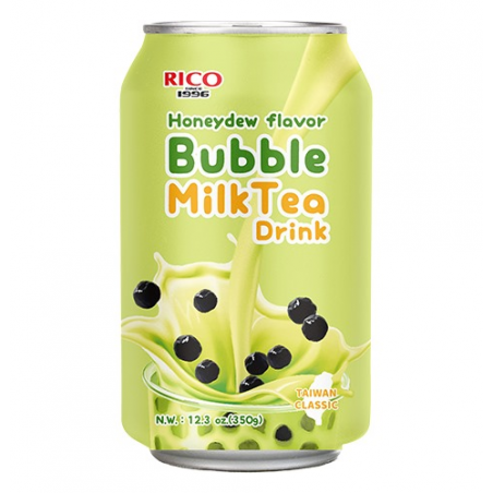 Напиток молочный Rico Bubble Milk Tea Drink Honeydew Flavor медовая дыня 340 мл