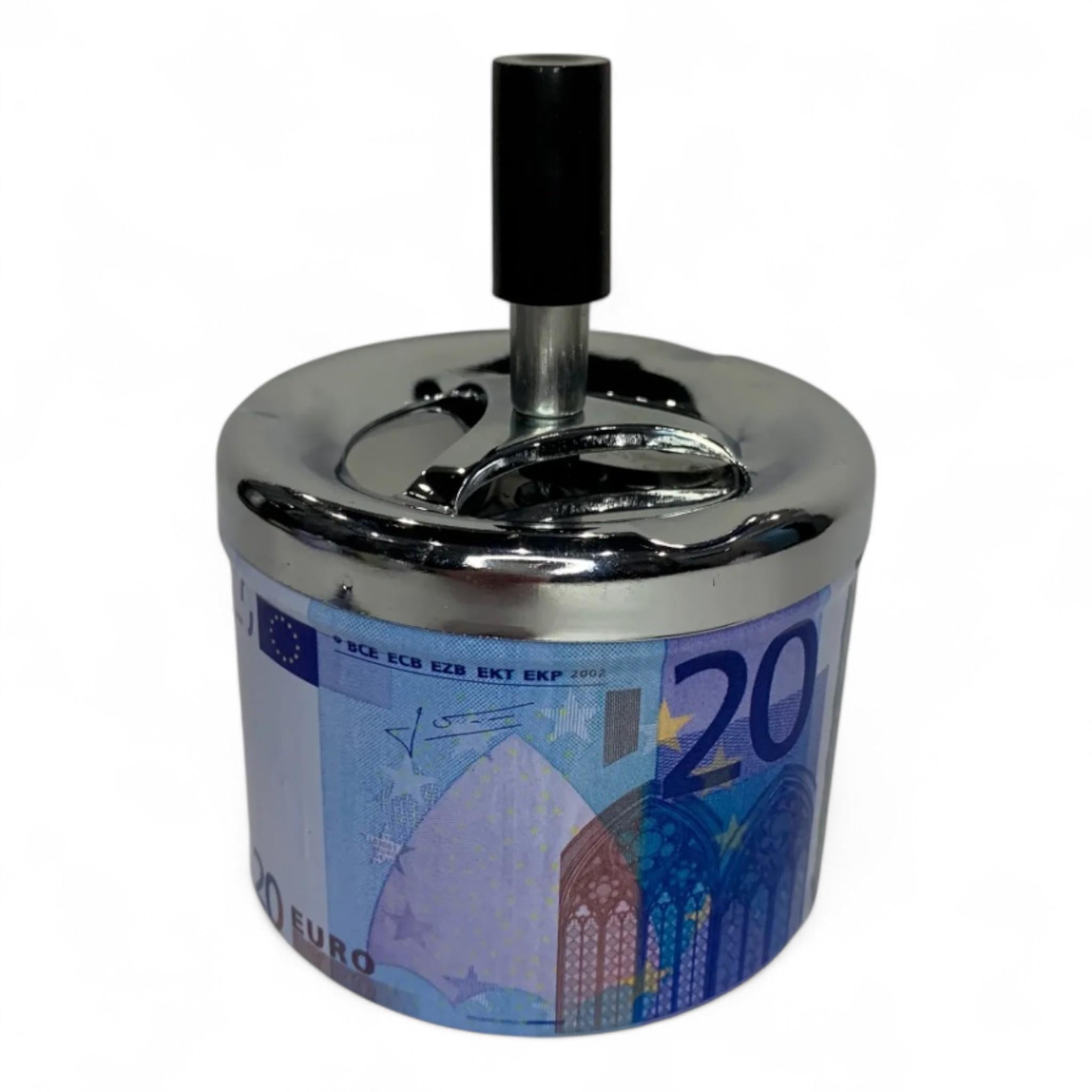 Пепельница металлическая бездымная Юла ZH-2 20EUR d 9 см (A_ ZH-2/20EUR)