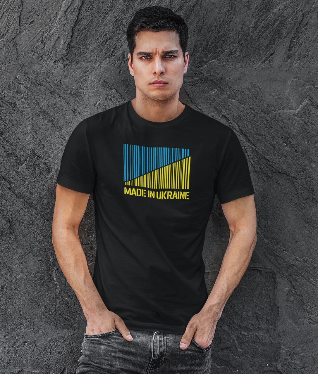 Футболка Mishe 11000190 Патріотична XS Чорний (75212971)