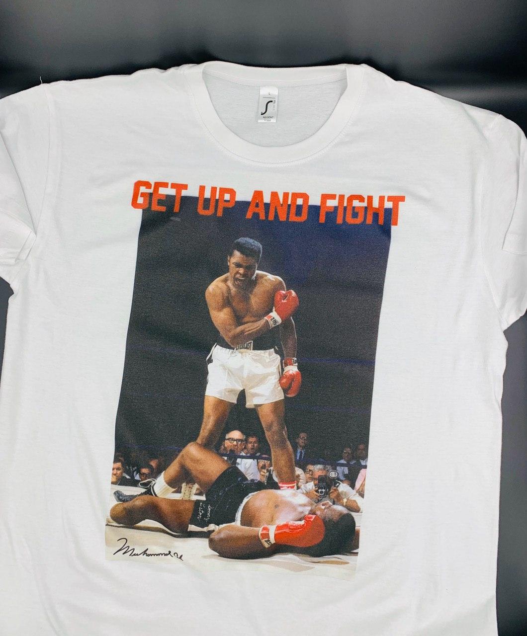 Футболка YOUstyle Muhammad Ali 0001 XXL White (14405049) - фото 2