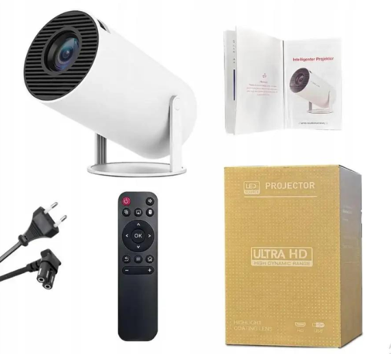 Проектор 4K с Android 11 Wi-Fi Bluetooth 5.0 Белый (HY300)