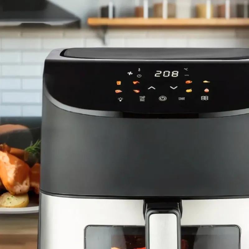 Мультипіч Hoffmans безмасляна сенсорна 8 л 2000 W Чорний (HM-785) - фото 4 Мультипіч Hoffmans безмасляна сенсорна 8 л 2000 W Чорний (HM-785) - фото 4