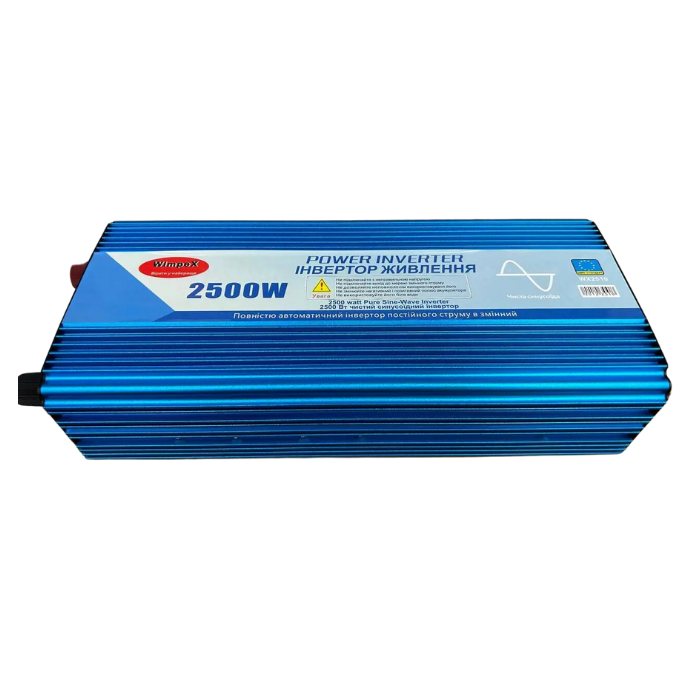 Автомобильный инвертор Power Inverter Wimpex WX-2510 в переменный ток чистая синусоида 2500W - фото 8 Автомобильный инвертор Power Inverter Wimpex WX-2510 в переменный ток чистая синусоида 2500W - фото 8