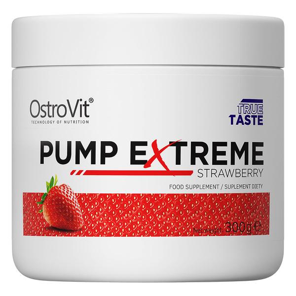 Комплекс до тренування OstroVit Pump Extreme 300 г 30 порцій Strawberry