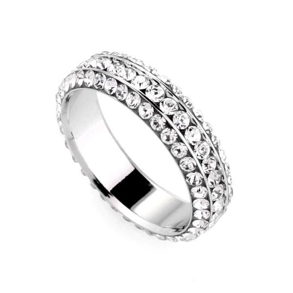 Кольцо с кристаллами Сваровски 594482 Showfay р. 19 Белый Кольцо с кристаллами Сваровски 594482 Showfay р. 19 Белый