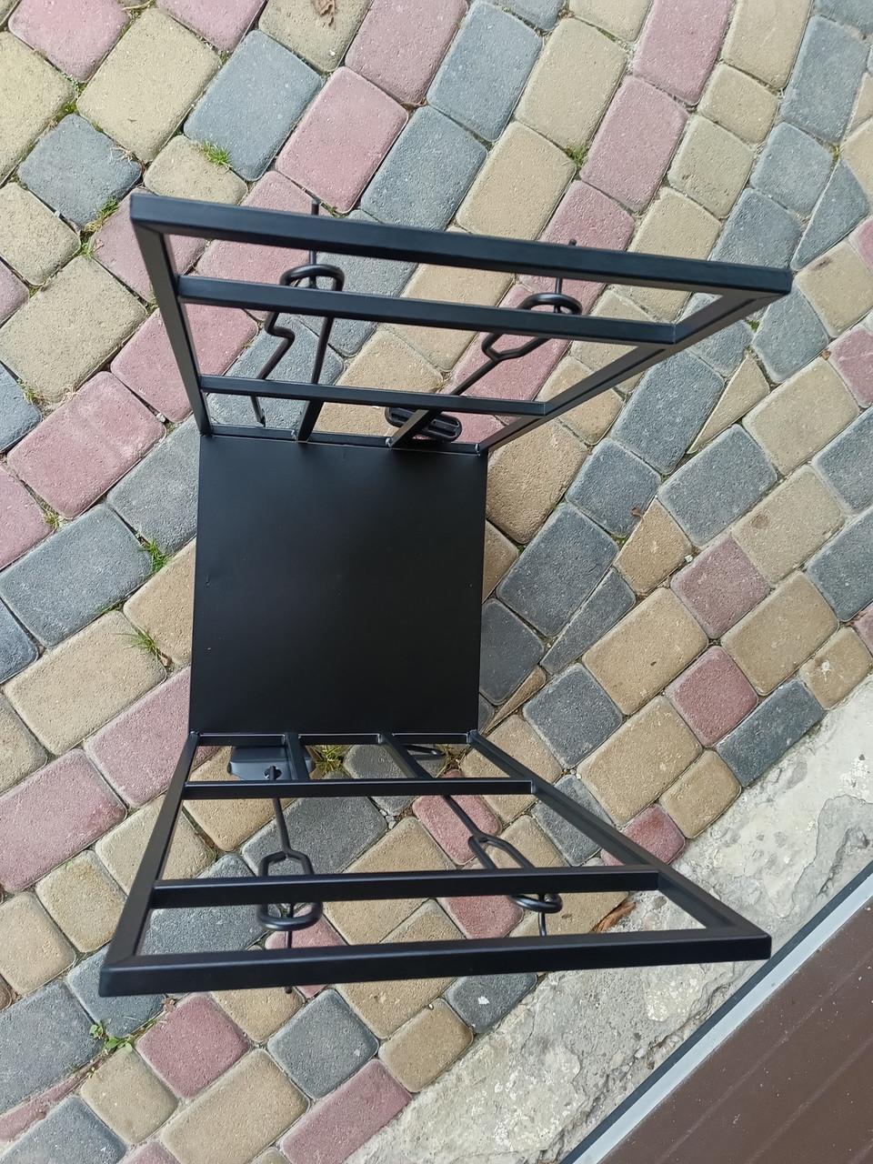 Набор для камина Loft кованый №9 с дровницей Черный (Набір №9 К-012 ЛОФТ) - фото 2 Набор для камина Loft кованый №9 с дровницей Черный (Набір №9 К-012 ЛОФТ) - фото 2