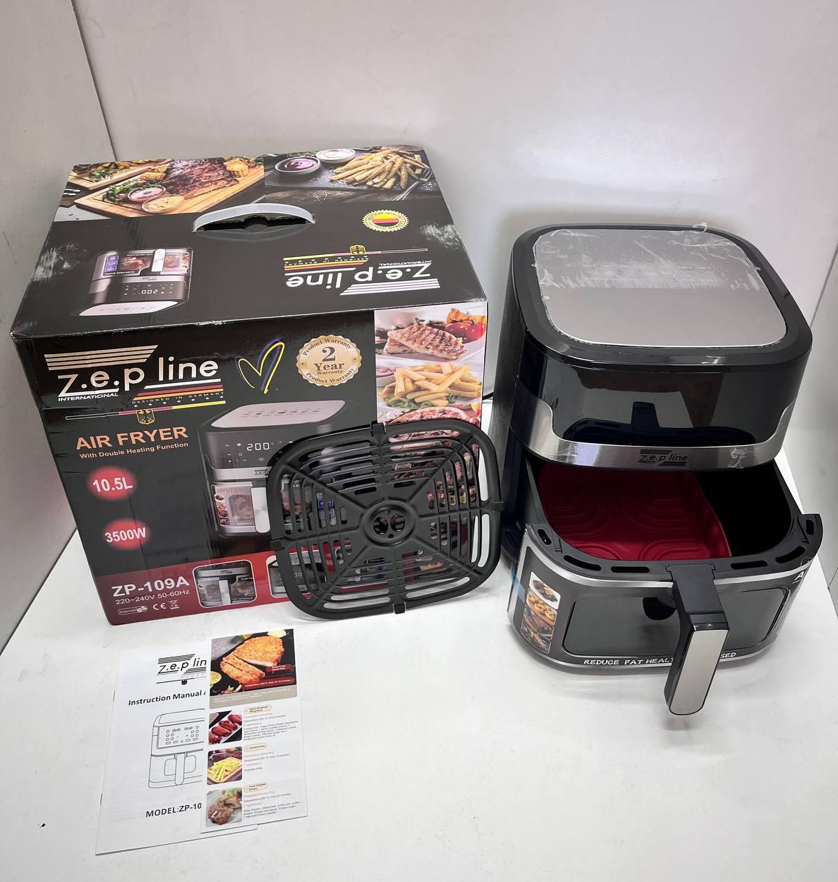 Фритюрниця багатофункціональна Zepline 10 5 л 3500Вт на 2 тени (ZP-109А) - фото 3