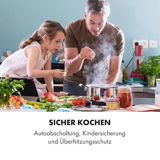 Індукційна плита Klarstein Delicatessa 90 Flex 5 зон з таймером 7400 W (10035182) - фото 9