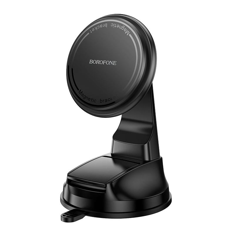 Держатель для телефонов в машину Borofone BH136 Parker ring magnetic car holder center console Black (19418)