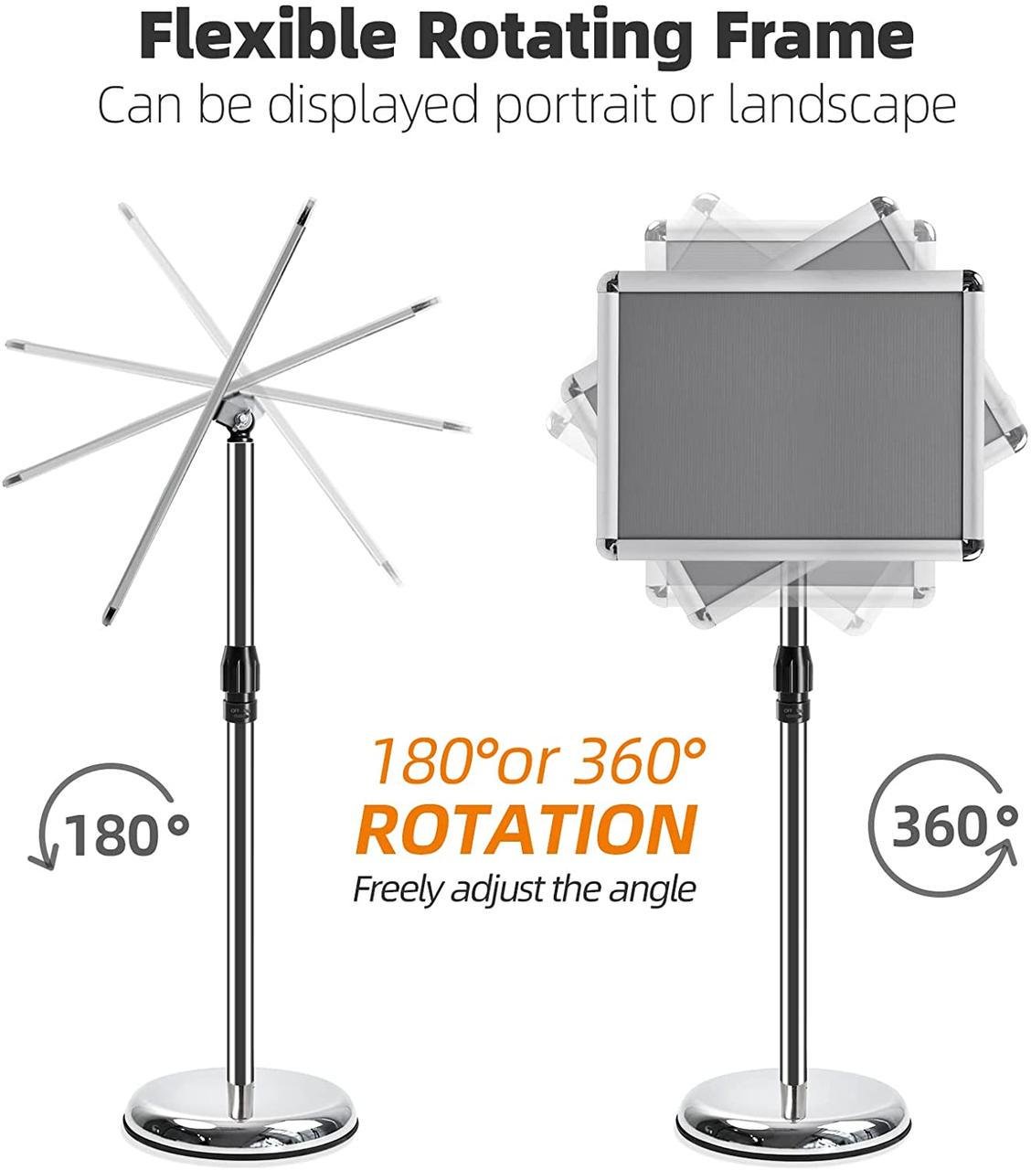 Стенд информационный Flexible A3 с безопасным уголком - фото 4