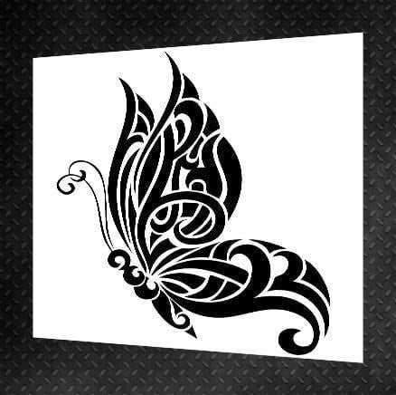 Трафарет DFA для декору Тварини Метелик для штукатурки та фарби (J00016)