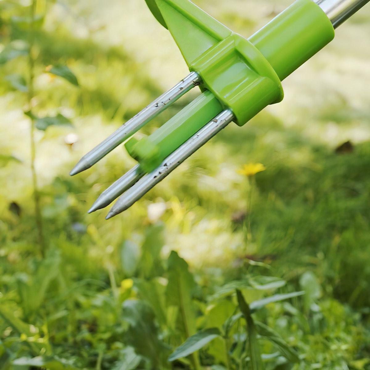 Инструмент для удаления сорняков/одуванчика Long handled weeder Салатовый (1010212-LightGreen) - фото 3