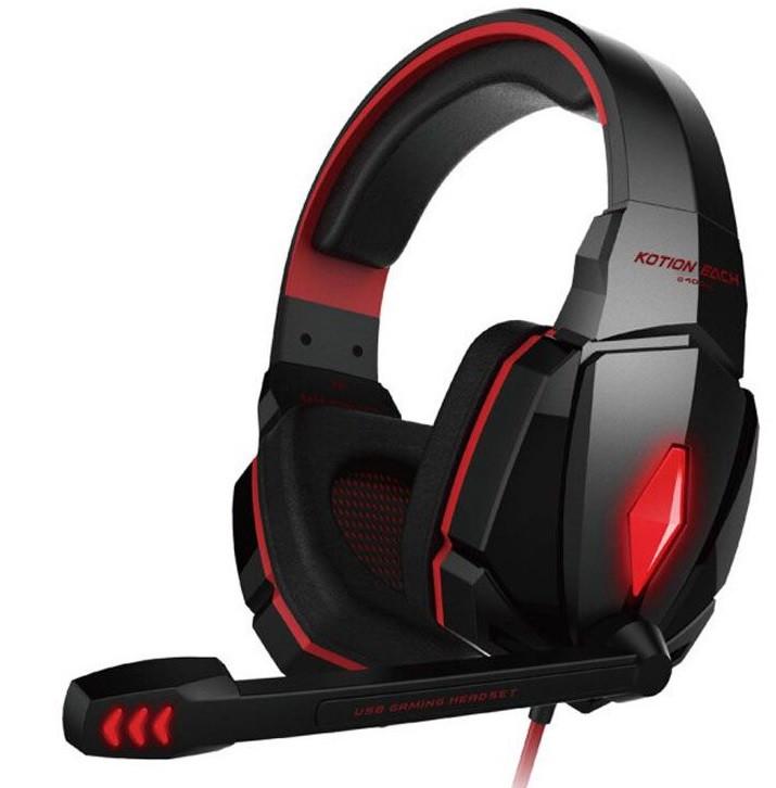 Наушники Kotion Each Gaming with Led G4000 Aux Black/Red (4bc87f94)