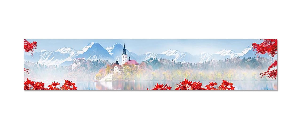 Наклейка виниловая на кухню Zatarga Акварельный замок 600х3000 мм (1283915526)