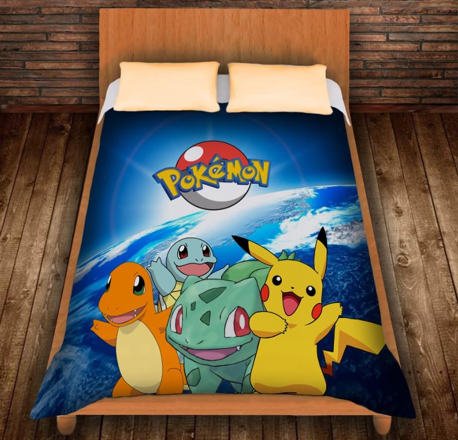 Плед с 3D принтом Покемоны Сериал 150x200 см (epi_0065)