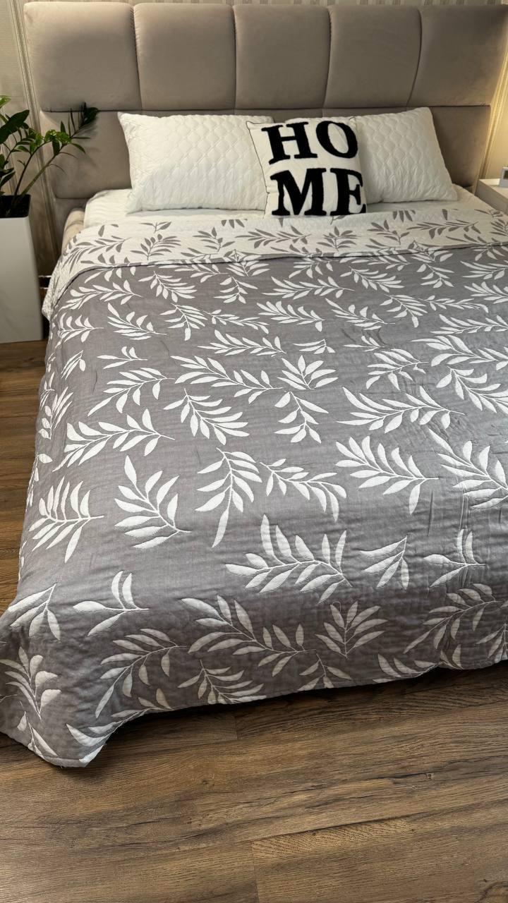 Покрывало хлопковое 200х230 см. Светло-серый (Д-muslin25-007-01) - фото 4 Покрывало хлопковое 200х230 см. Светло-серый (Д-muslin25-007-01) - фото 4