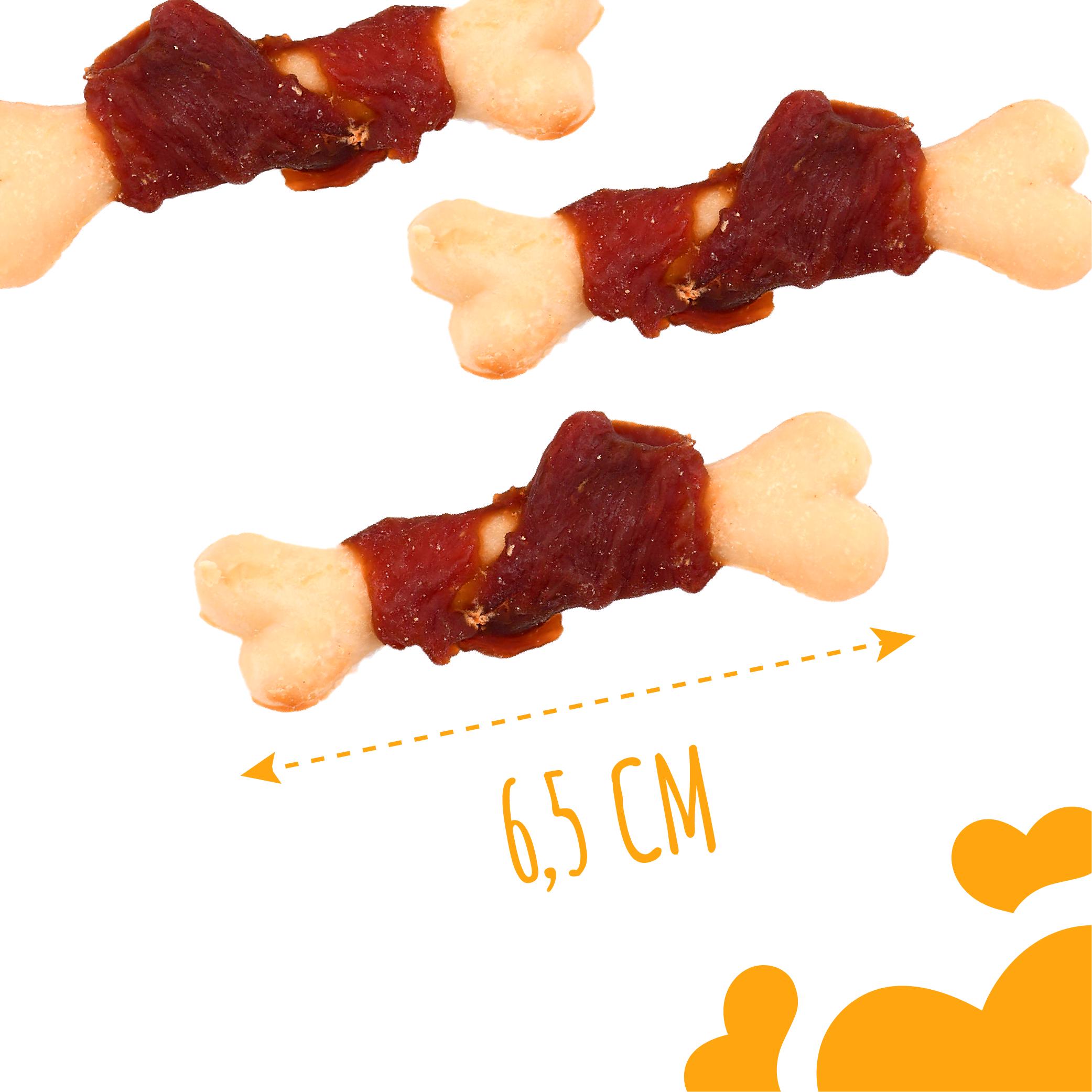 Ласощі для собак MAVSY Calcium bone with duck for dogs Качина ніжка з кальцієм 100 г (13501970) - фото 2