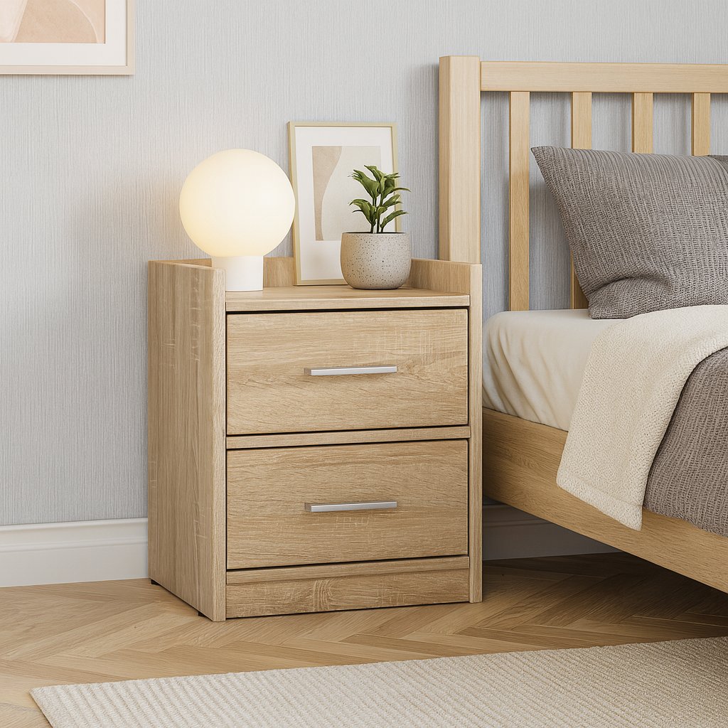 Тумба прикроватная ТП6 SENAM 500х380х350 мм ДСП Дуб Сонома - фото 1 Тумба прикроватная ТП6 SENAM 500х380х350 мм ДСП Дуб Сонома - фото 1