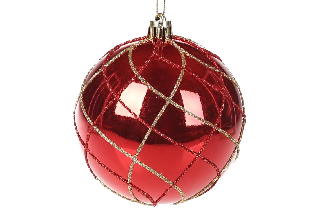 Шар новогодний BonaDi D-8 см 12 шт. (898-145)