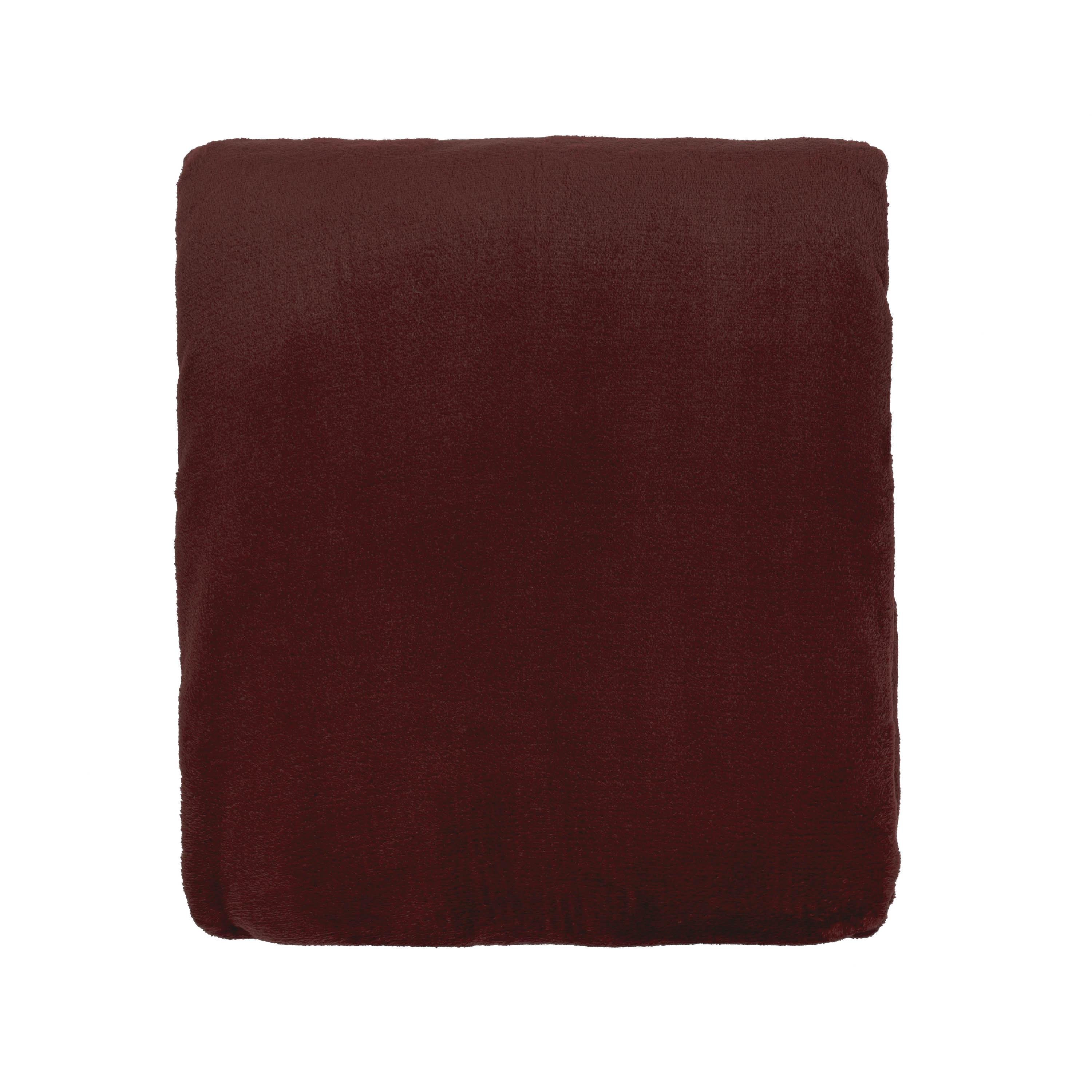 Плед Ardesto Flannel 200х220 см Бургунді (ART0222SB) - фото 4