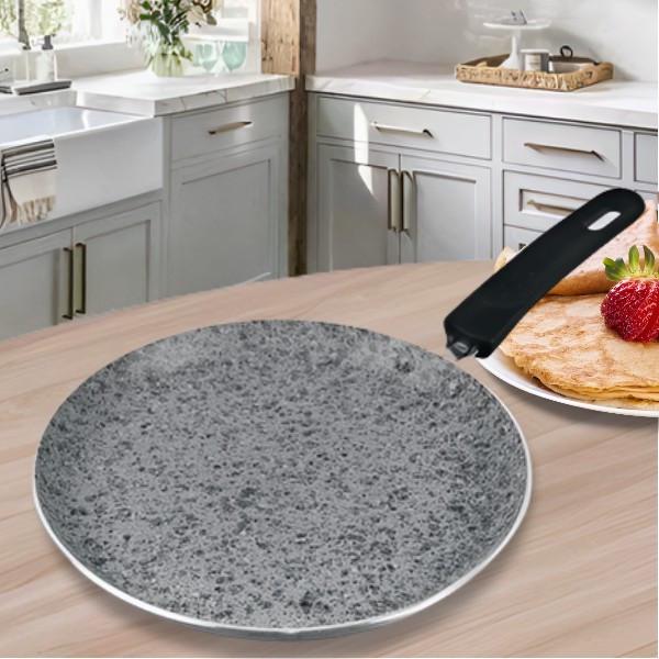 Пательня млинцева антипригарна з бакелітовою ручкою 22 см (MR-1221-22) - фото 6 Пательня млинцева антипригарна з бакелітовою ручкою 22 см (MR-1221-22) - фото 6