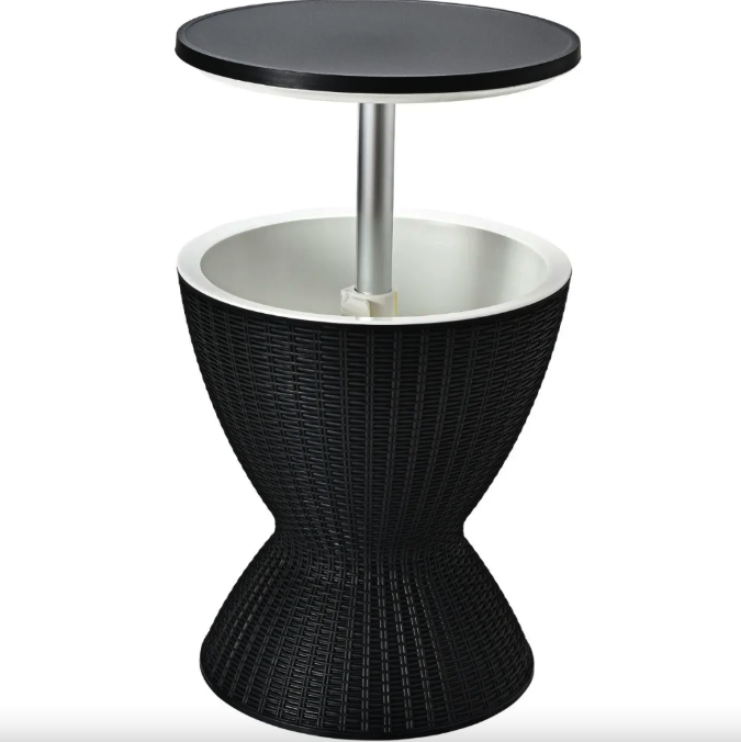 Стол-холодильник Costway Curver с регулируемой высотой 30 L Черный (4883) - фото 6