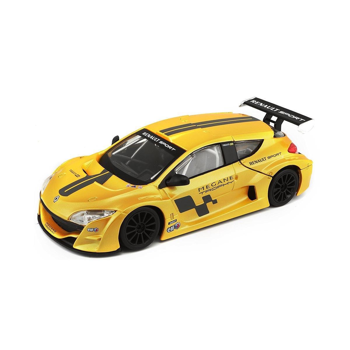 Автомодель игрушечная детская RENAULT MEGANE TROPHY 1:24 Желтый металлик