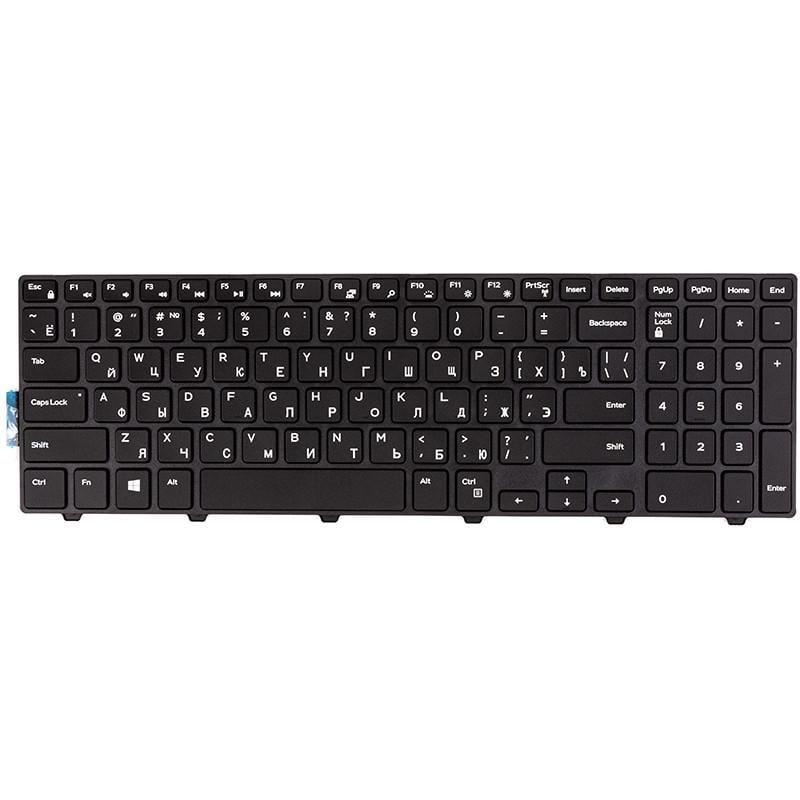 Клавіатура Power для ноутбука DELL Inspiron 15-3000 із підсвіткою