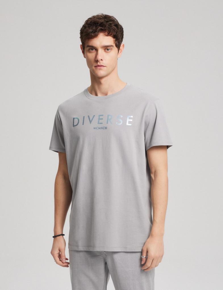 Футболка мужская Diverse PRM SS B M Серый (5902598972293) Футболка мужская Diverse PRM SS B M Серый (5902598972293)