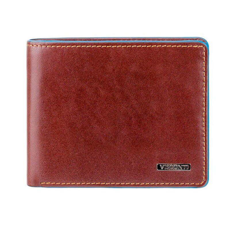 Портмоне мужское кожаное Visconti Ozwald Italian Brown (ALP85 IT BRN)