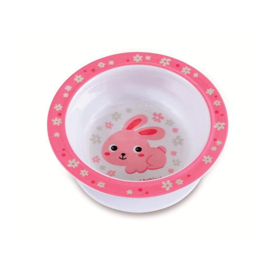 Дитяча тарілка Canpol babies Зайчик на присосці з меламіну 270 мл (4/519)