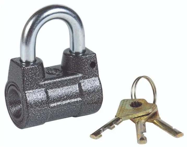 Замок навесной ЧАЗ ВС2-4А короткая дуга 3 ключа 57 мм (ЗН076)