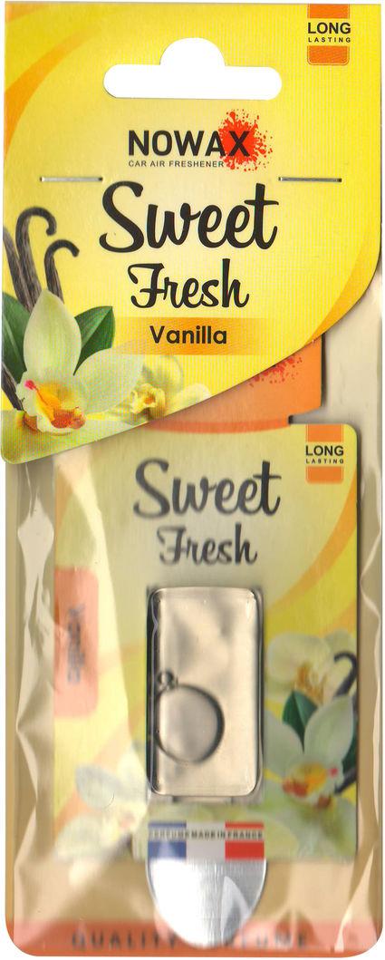 Ароматизатор для авто Nowax Sweet Fresh Vanilla на зеркало 5 мл (0304322)