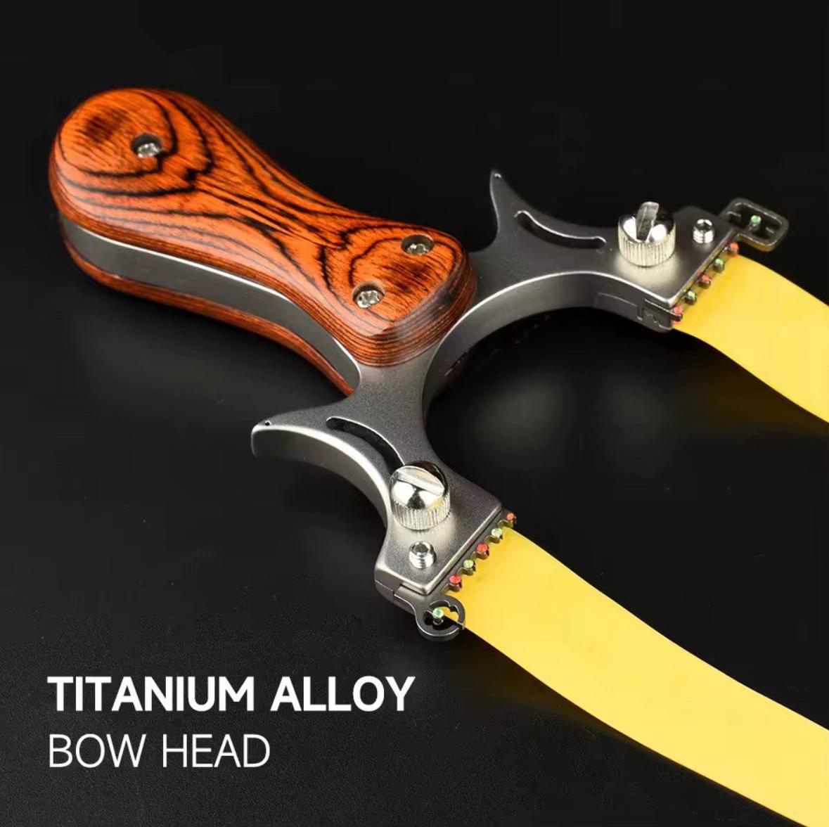 Рогатка металева SFU TitanWood з дерев'яними накладками (0017) - фото 3 Рогатка металева SFU TitanWood з дерев'яними накладками (0017) - фото 3