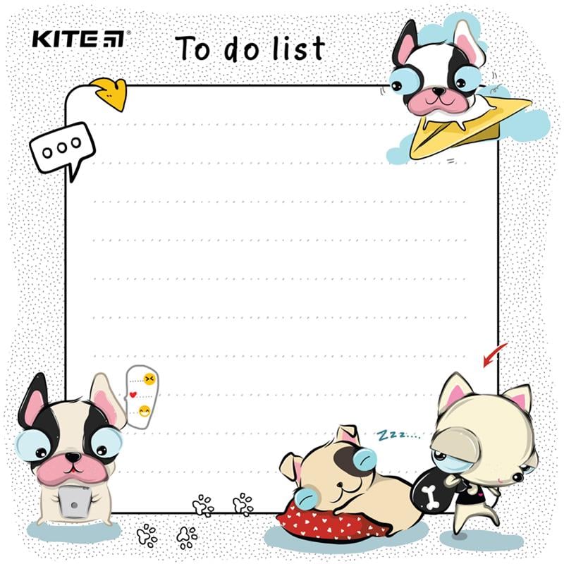 Планер настенный To do list Kite Funny dogs A5 (K22-472-3)