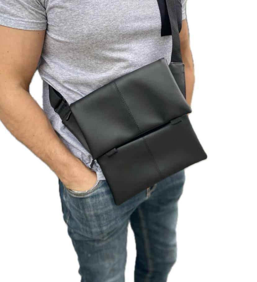 Сумка через плече з кобурою Tablet 25х1,5х27 см Чорний (t40)