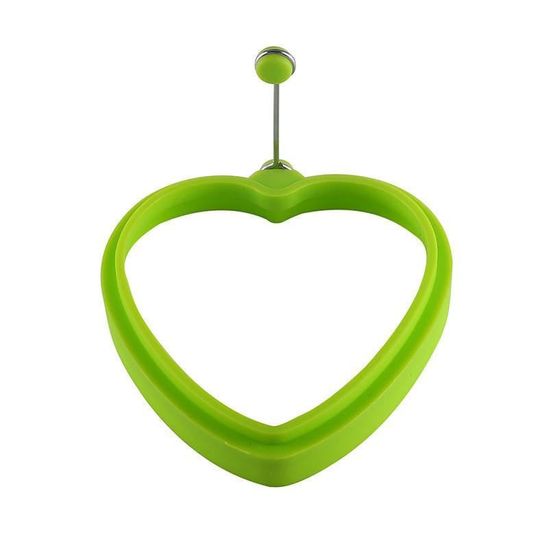 Форма для яичницы Сердце Bakery 11,2х10,5х2 см 1 шт. Салатовый (ХК1102с11)